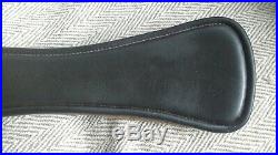 FSS Leather Humane Anatomic Comfort SHAPED Dressage Girth HAVANA, sheepskin and