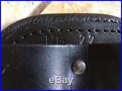 Fairfax Anatomical Leather Dressage Girth 22 BLACK Narrow Gauge Used but VGC
