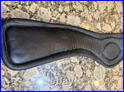 Fairfax Dressage Black Leather Girth Stamped See Measurements In Photos