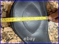 Fairfax Dressage Black Leather Girth Stamped See Measurements In Photos