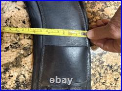 Fairfax Dressage Black Leather Girth Stamped See Measurements In Photos