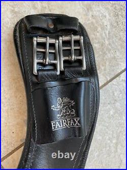 Fairfax Event/Dressage Short Girth 22 Black Narrow Gauge RRP £240