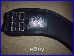 Fairfax Leather Dressage Girth black size 26 narrow gauge