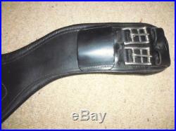 Fairfax Leather Dressage Girth black size 28 narrow gauge 70cm