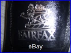 Fairfax Performance Dressage Girth. 24 Narrow Gauge. Black Leather