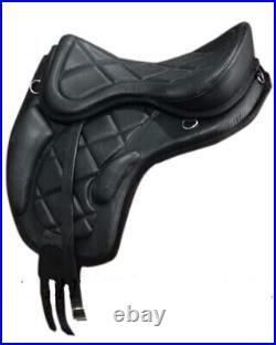 Free max Horse English Handmade Treeless Suede Synthetic Washable Saddle