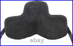 Freemax All Purpose Synthetic Treeless Suede English Horse Saddle Tack Size10-18