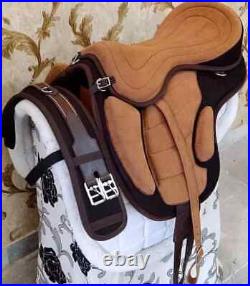 Freemax Treeless Horse Saddle Synthetic With Girth Tack Size 14'' To 18'