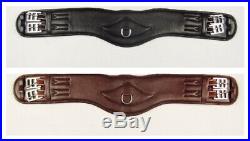 Full Leather Girth Dressage/Event Short Girth Anatomically Shaped 28-32