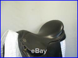 GFS Leather Dressage Saddle 18 with brand new girth points