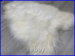 Genuine Sheepskin Rug 100% Natural Pelt Grade A Quality Single Home Decor Accent
