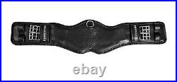 Girth Equestro Dressage Leather Shaped With Elastic