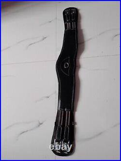 Girth Leather Black Size Buckle to buckle cm 99