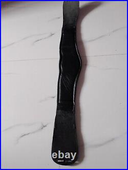 Girth Leather Black Size Buckle to buckle cm 99