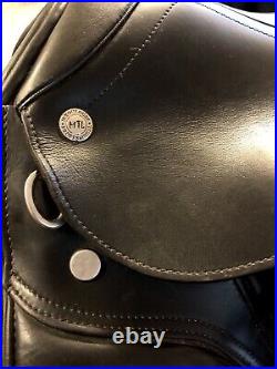 Gorgeous Black M Toulouse Sellier 18 Dressage English Saddle