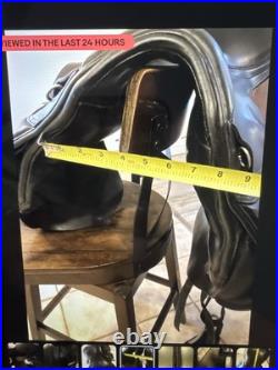 Gorgeous Black M Toulouse Sellier 18 Dressage English Saddle Gorgeous Black M Toulouse Sellier 18 Dressage English Saddle