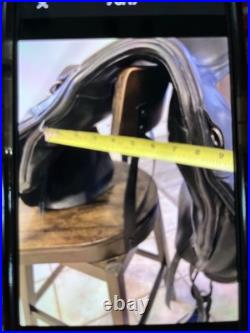 Gorgeous Black M Toulouse Sellier 18 Dressage English Saddle Gorgeous Black M Toulouse Sellier 18 Dressage English Saddle