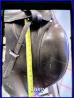 Gorgeous Black M Toulouse Sellier 18 Dressage English Saddle Gorgeous Black M Toulouse Sellier 18 Dressage English Saddle