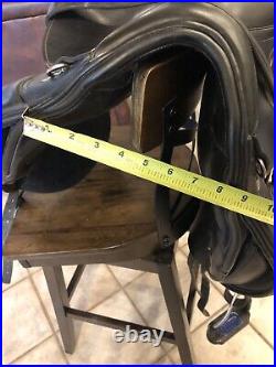 Gorgeous Black M Toulouse Sellier 18 Dressage English Saddle