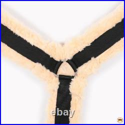 HILASON Western Horse Suede Leather Bareback Pad Breast Collar and Girth HILASON Western Horse Suede Leather Bareback Pad Breast Collar and Girth