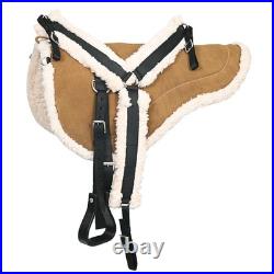 HILASON Western Regular Size Bareback Pad Breast Collar and Girth Saddle Pads