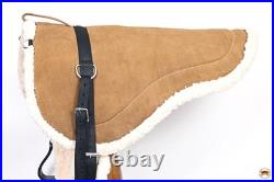 HILASON Western Regular Size Bareback Pad Breast Collar and Girth Saddle Pads