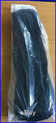 HKM Leather Horse Riding Dressage Girth Removable Lambs Wool Black 50cm