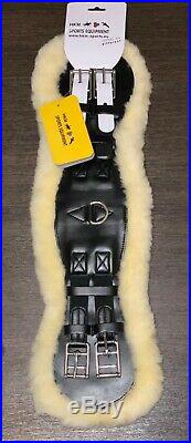 HKM Leather & Lambs Wool Dressage Girth Size 20in or 50cm Brand New