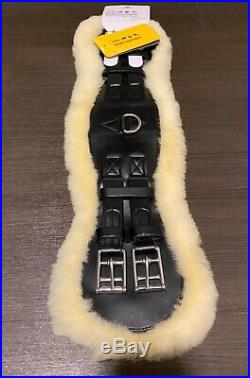 HKM Leather & Lambswool Dressage Girth Size 20in or 50cm Brand New