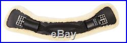 HKM Surcingle Wave Leather with Lambskin short Belt Dressage (4204)