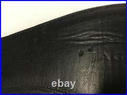 Harry Dabbs Jaguar leather soft padded Dressage girth, Black, 28. (ref. 326B)
