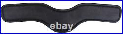 Horse English Black Padded Leather Comfort Contoured Dressage Girth 97MI02BK