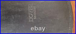 Horse English Black Padded Leather Comfort Contoured Dressage Girth Dover Saddle