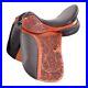 Horse_English_Dressage_Saddle_Leather_Seat_Girth_Stirrups_Tack_14_18_Brown_01_ch