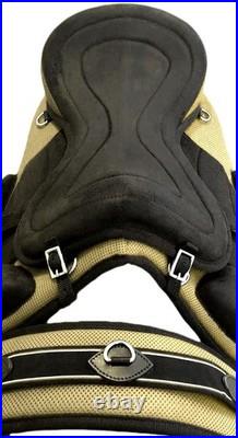 Horse Saddle Synthetic All Purpose FREEMAX English Treeless Suede Tack Size10-18