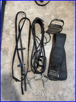 Horse Sized Dressage Starter Kit Lot Of Tack English Black