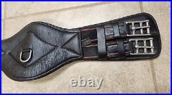 Kavalkade Comfort Soft Padded Leather Dressage Girth 22 (55cm) Black