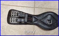 Kavalkade Comfort Soft Padded Leather Dressage Girth 22 (55cm) Black