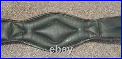 Kavalkade Padded Leather Short Monoflap Dressage Girth, Brown, SZ 26