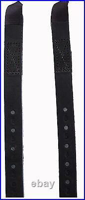 Kent & Masters Dressage Saddle Replacement Leather Girth Straps 1 Pair Black DIY