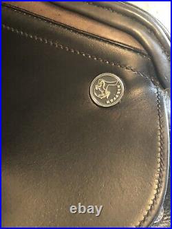 Kieffer Black Leather 18 Wide Dressage Saddle Fittings Mattes Pad Lettia Girth