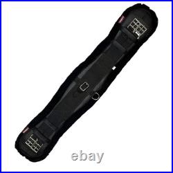 LeMieux Integrated Mono Merino Wool Dressage Girth in Black 30