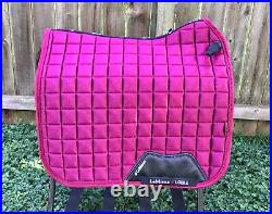 LeMieux Loire Classic Dressage Square Saddle Pad Large Mulberry