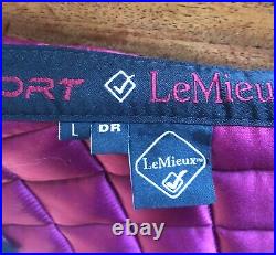 LeMieux Loire Classic Dressage Square Saddle Pad Large Mulberry