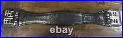 Leather Dressage Girth Black HDR Henri de Rivel Size 28 USED