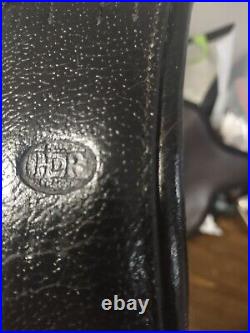Leather Dressage Girth Black HDR Henri de Rivel Size 28 USED
