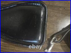 Leather Dressage Girth Black HDR Henri de Rivel Size 28 USED