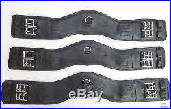 Leather Dressage Girth Short Eventing Girt Padded Anatomically Shaped Girth