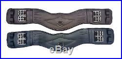 Leather Dressage Girth Short Eventing Girt Padded Anatomically Shaped Girth