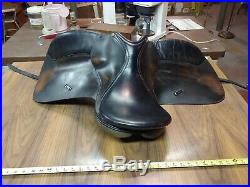 Leather Dressage Saddle Size 17.5 Medium Girth